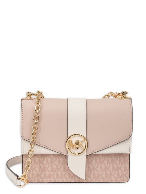 michael kors signature greenwich small convertible crossbody|michael kors pink purses.